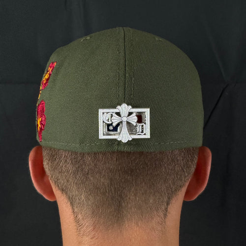 Back Cross Badge white - Spilla cornice logo ' MLB '